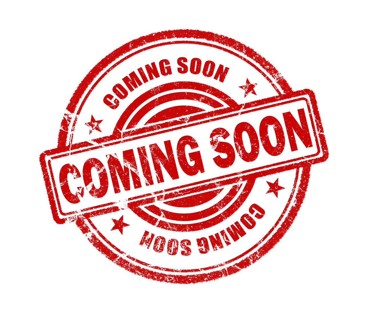 coming soon stamp on white background